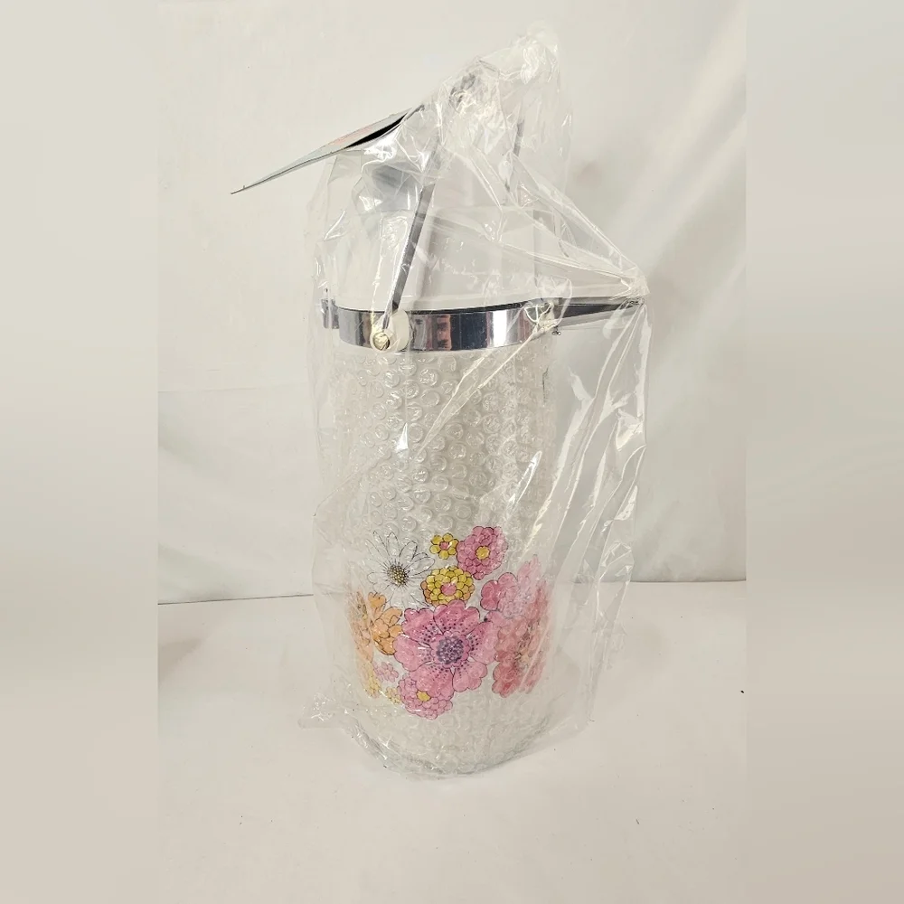 Vintage Retro Vacuum Bottle insulated Air Pump pot  Handle 1.9L Coffee Thermos